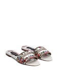 Dolce & Gabbana Dolce & Gabbana Nappa & Embroidery Flat slipper