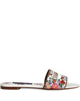 Dolce & Gabbana Dolce & Gabbana Nappa & Embroidery Flat slipper