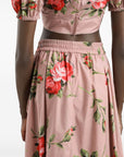 Dolce & Gabbana Dolce & Gabbana Roses bouquet long skirt