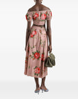 Dolce & Gabbana Dolce & Gabbana Roses bouquet long skirt