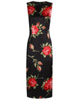 Dolce & Gabbana Dolce & Gabbana Roses bouquet print midi dress