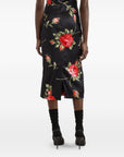Dolce & Gabbana Dolce & Gabbana Roses bouquet print midi dress