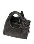 Marc Jacobs Marc Jacobs The Bow Denim Mini Sack Bag