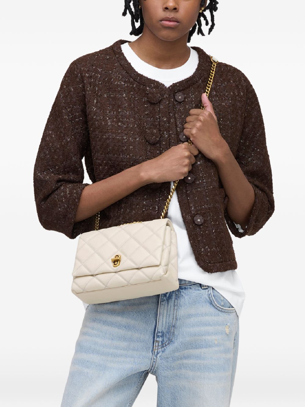 Marc Jacobs Marc Jacobs The Quilted Slim Dual Convertible Shoulder Bag
