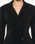 Elisabetta Franchi Elisabetta Franchi Belted double-breasted jacket