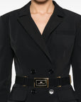 Elisabetta Franchi Elisabetta Franchi Belted double-breasted jacket