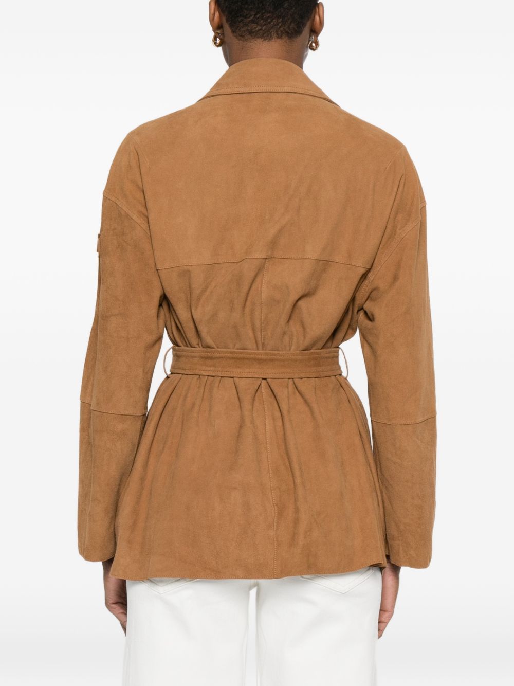 Peuterey Peuterey Machuca suede leather jacket