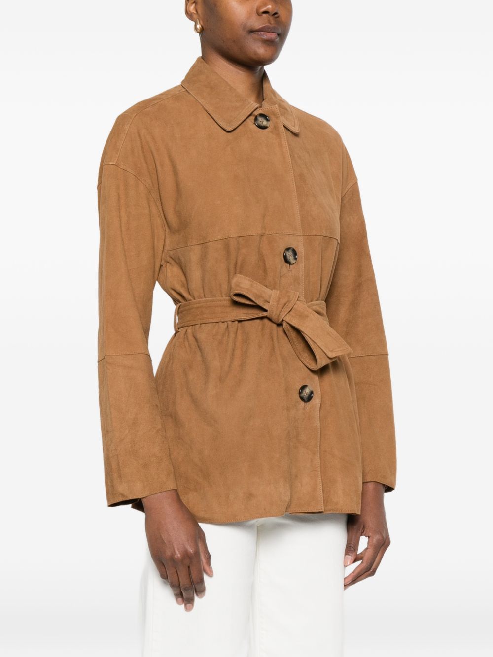 Peuterey Peuterey Machuca suede leather jacket