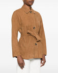 Peuterey Peuterey Machuca suede leather jacket