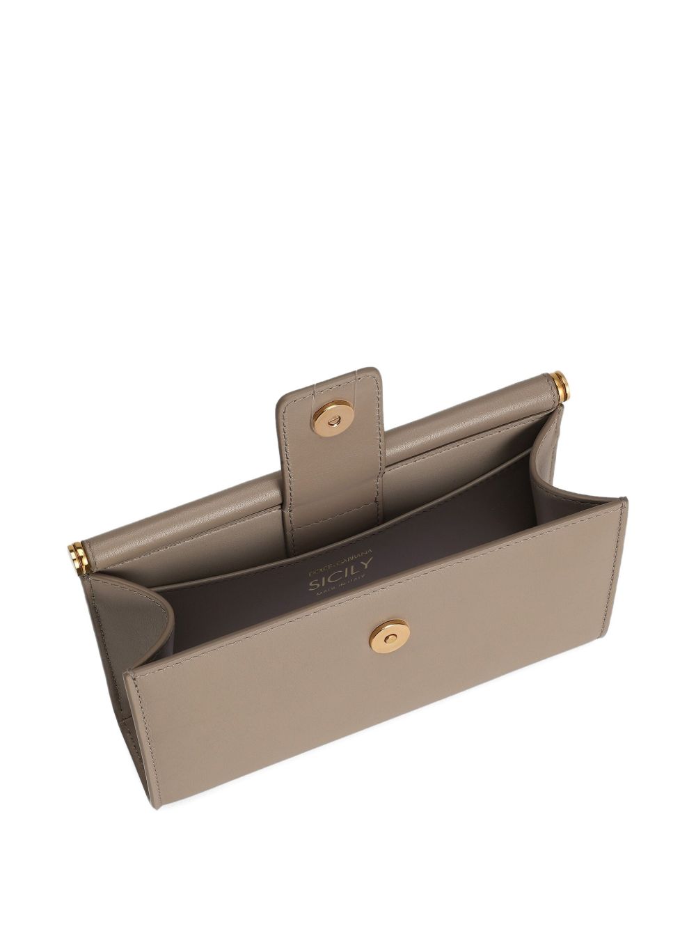 Dolce &amp; Gabbana Dolce &amp; Gabbana Phone Bag In Plongé Calfskin