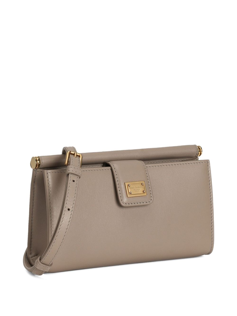 Dolce &amp; Gabbana Dolce &amp; Gabbana Phone Bag In Plongé Calfskin