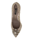 Dolce & Gabbana Dolce & Gabbana Rainbow lace décolleté with brooch