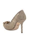 Dolce & Gabbana Dolce & Gabbana Rainbow lace décolleté with brooch