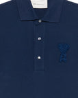 Ami Paris Ami Paris Ami De Couer cotton polo shirt