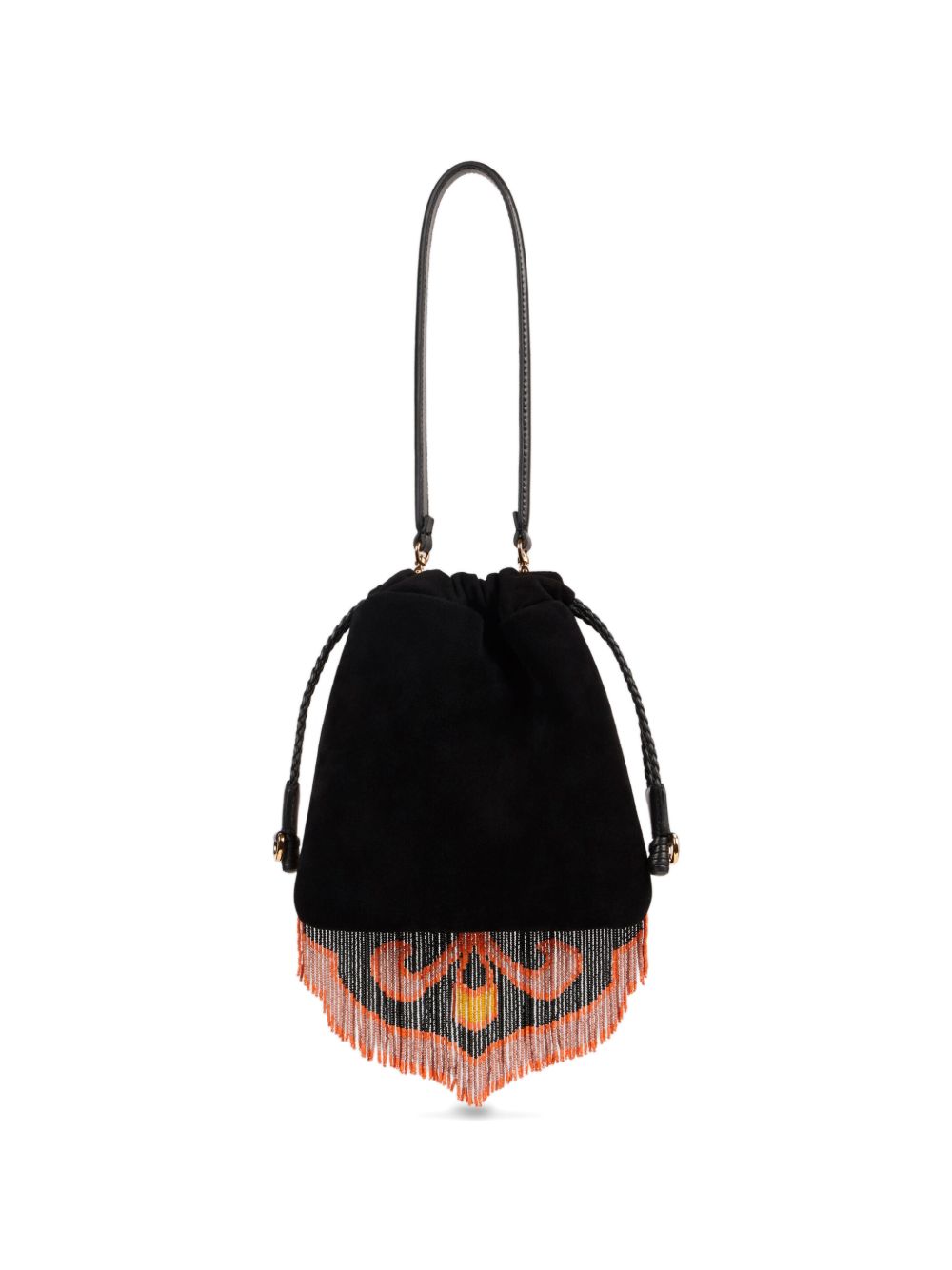 Etro Etro Suede Kalispera Bag With Beads And Fringes