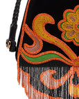 Etro Etro Suede Kalispera Bag With Beads And Fringes