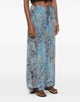 Etro Etro Printed wide-leg trousers