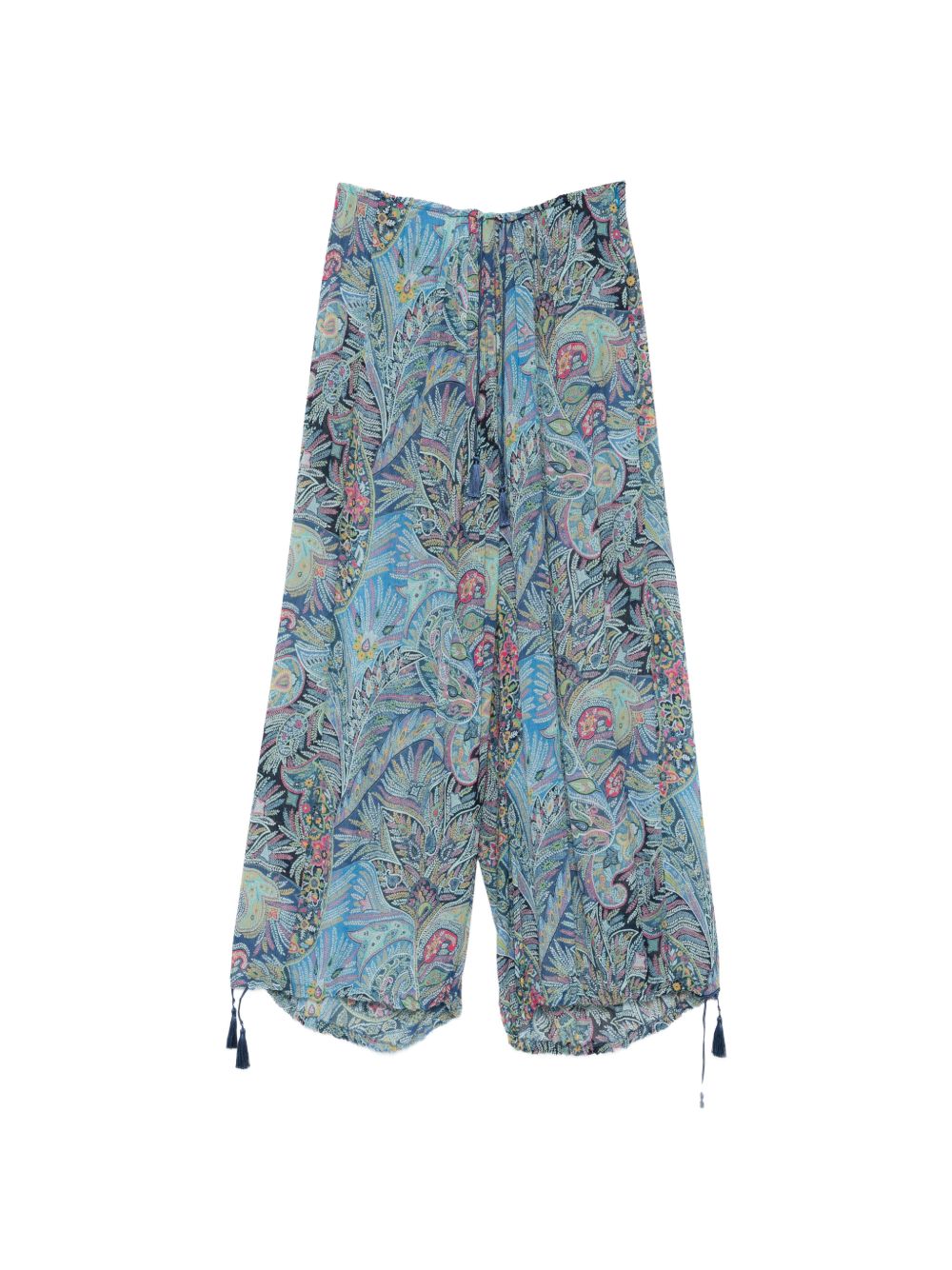 Etro Etro Printed wide-leg trousers