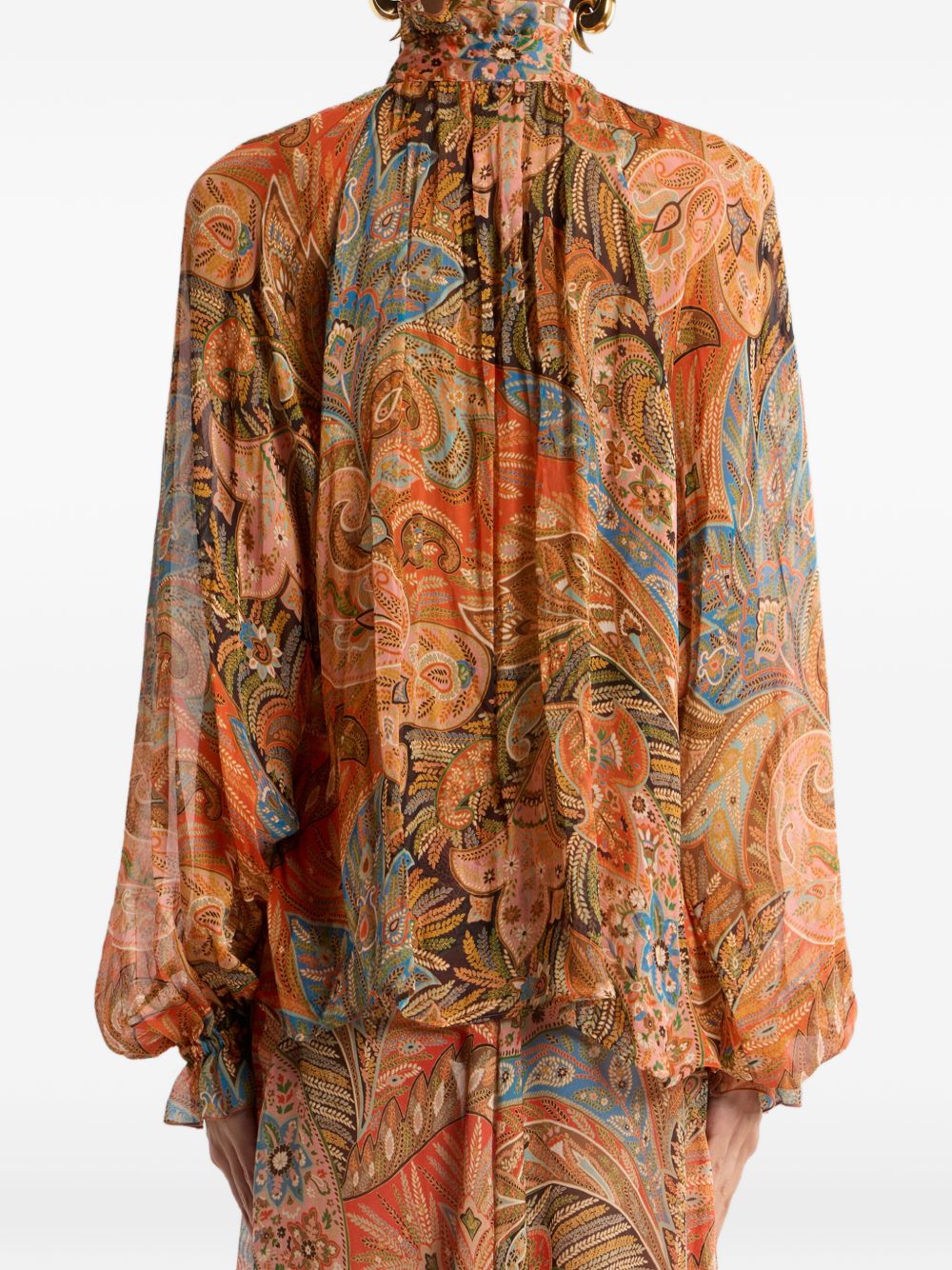Etro Etro Printed silk shirt