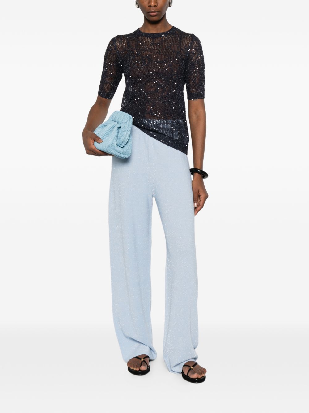 Fabiana Filippi Fabiana Filippi Openwork t-shirt