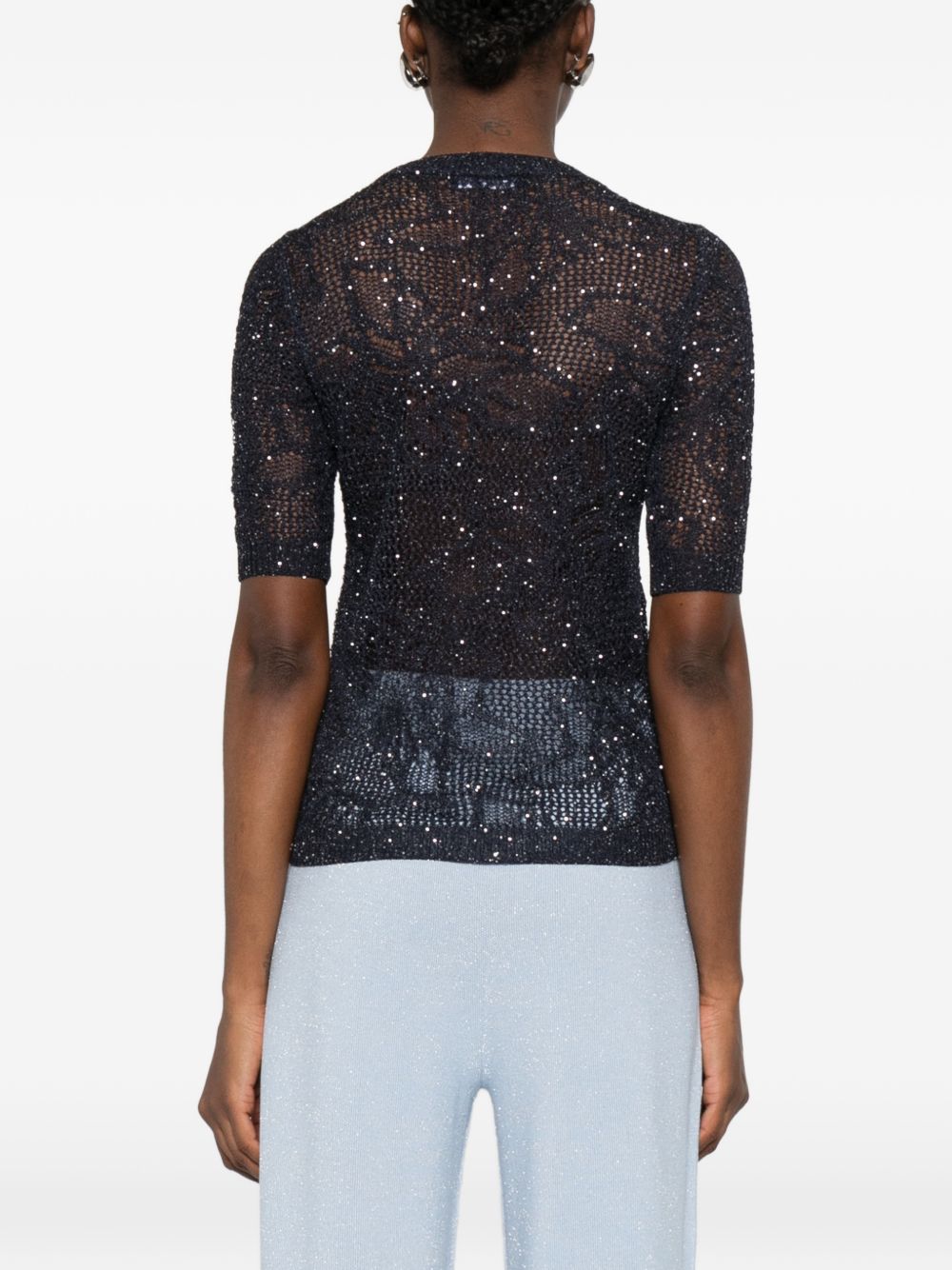 Fabiana Filippi Fabiana Filippi Openwork t-shirt