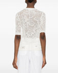 Fabiana Filippi Fabiana Filippi Openwork crewneck t-shirt