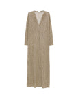 Siyu Siyu V-neck long sleeves Money kaftan dress