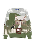 Junya Watanabe Junya Watanabe Printed cotton crewneck sweater