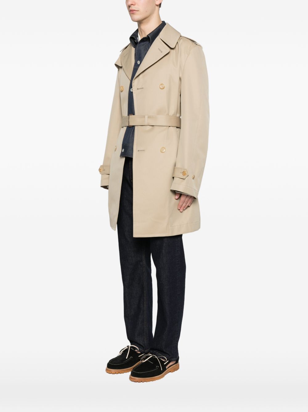 Junya Watanabe Junya Watanabe Cotton double-breasted coat