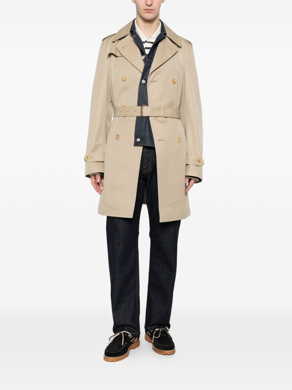 Junya Watanabe Junya Watanabe Cotton double-breasted coat