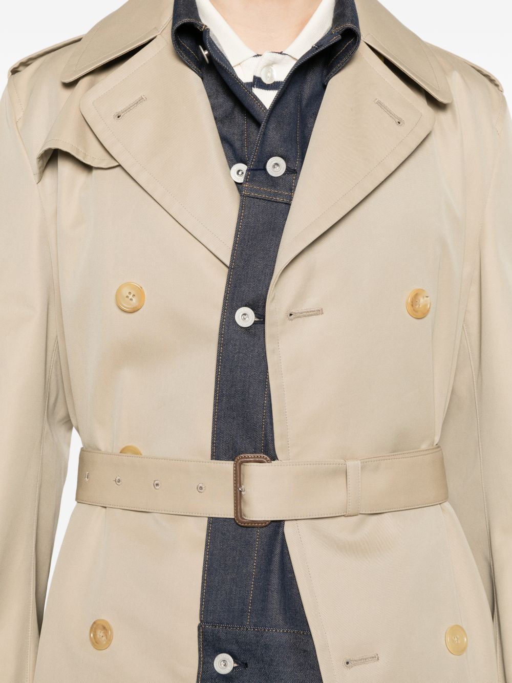 Junya Watanabe Junya Watanabe Cotton double-breasted coat