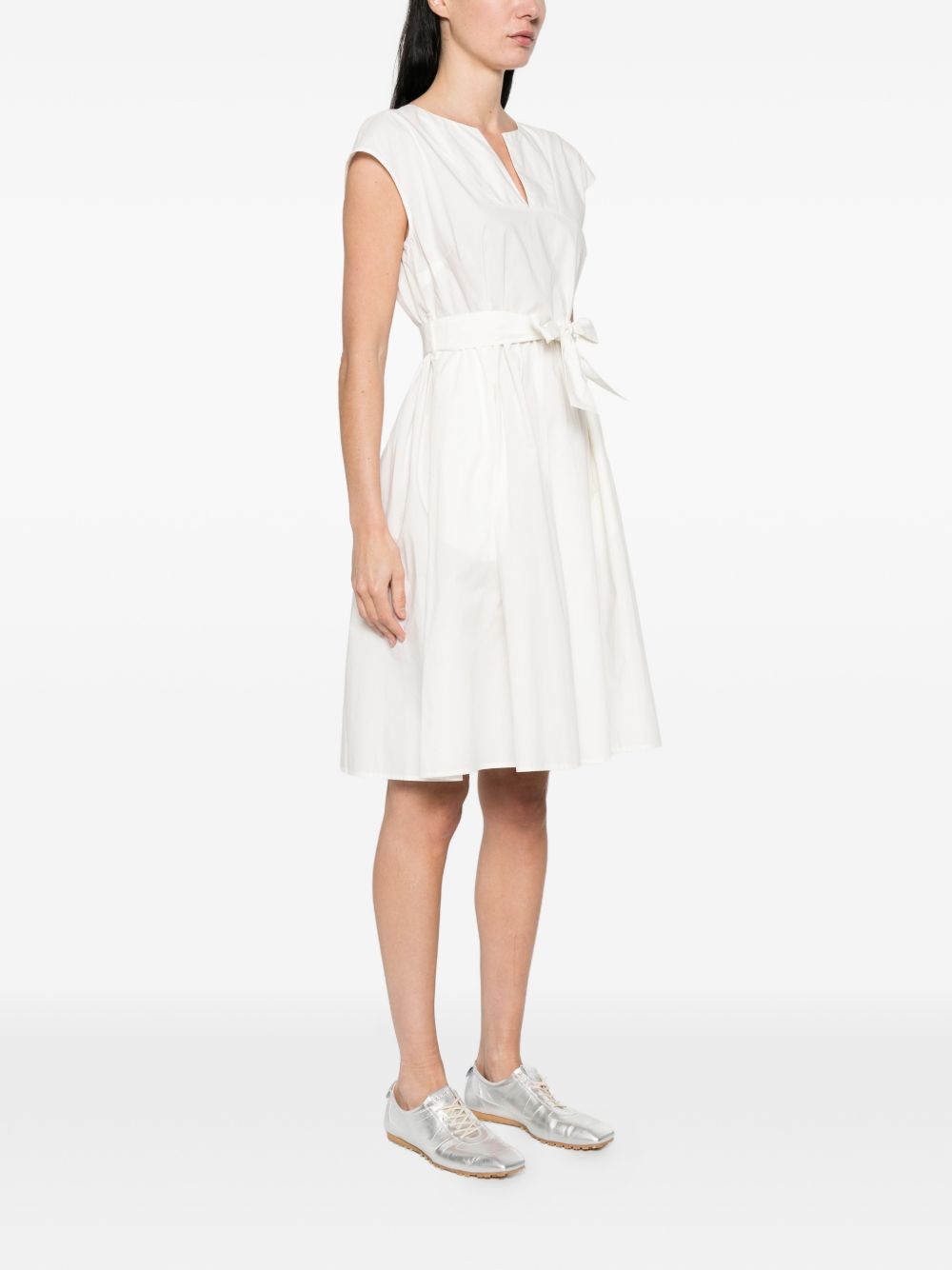 Woolrich Woolrich V-neck Cotton short dress