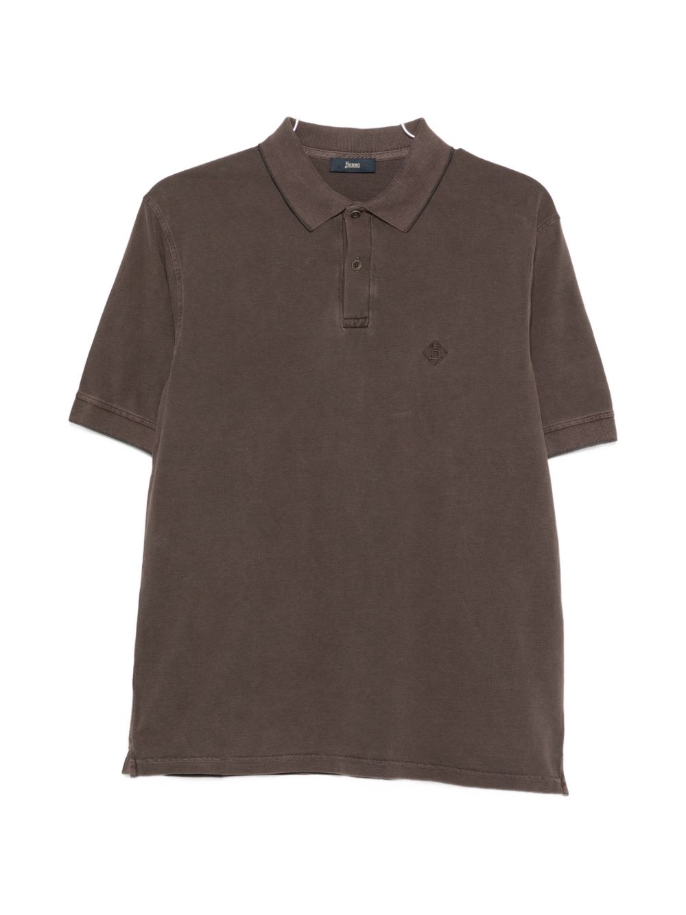 HERNO Herno Logo cotton polo shirt