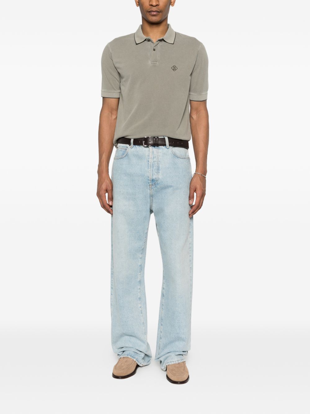 HERNO Herno Logo cotton polo shirt