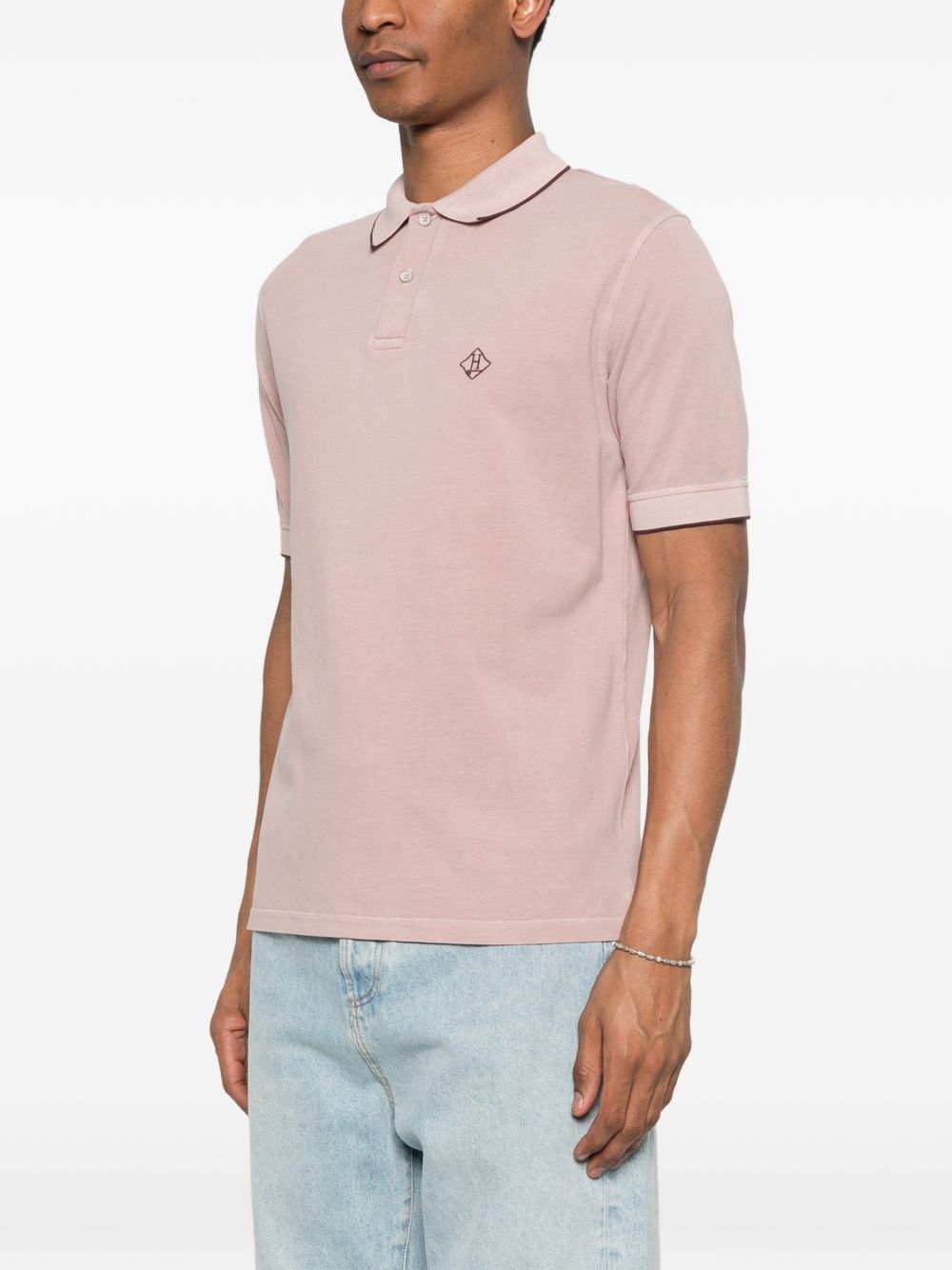 HERNO Herno Logo cotton polo shirt