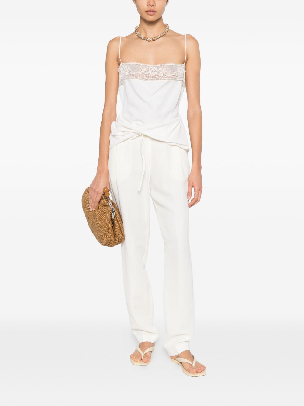 Fabiana Filippi Fabiana Filippi Line blend trousers