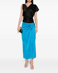 Silk95Five Silk95Five French Tie silk skirt