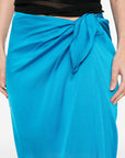 Silk95Five Silk95Five French Tie silk skirt
