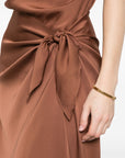 Silk95Five Silk95Five French Tie silk skirt