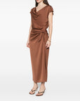 Silk95Five Silk95Five French Tie silk skirt