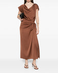 Silk95Five Silk95Five French Tie silk skirt