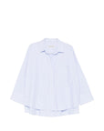 White Sand White Sand Striped cotton shirt