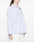 White Sand White Sand Striped cotton shirt