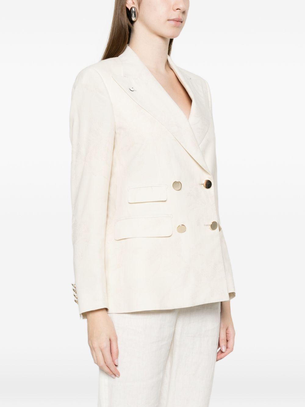 L.B.M. 1911 L.B.M. 1911 Linen blend double-breasted jacket