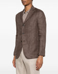 Boglioli Boglioli Linen double-breasted jacket
