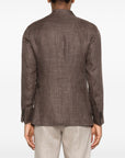 Boglioli Boglioli Linen double-breasted jacket