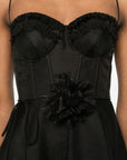 Zimmermann Zimmermann Luna linen and silk mini dress