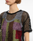 Comme Comme Comme Comme Open-knit t-shirt
