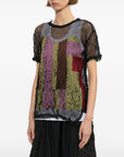 Comme Comme Comme Comme Open-knit t-shirt