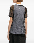 Comme Comme Comme Comme Open-knit t-shirt
